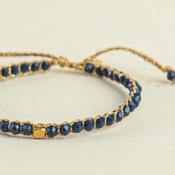 Crystalegance Blue Sapphire Color Bracelet