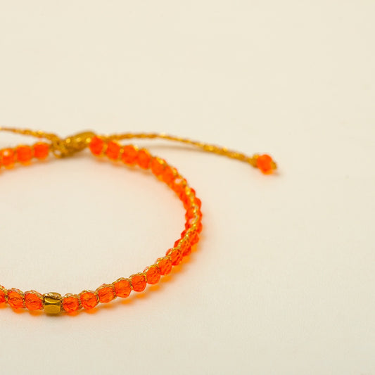 Crystalegance Orange Bracelet