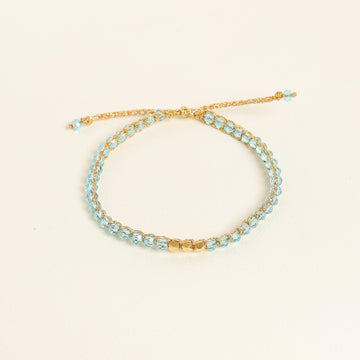 Aqua Crystal Kid Bracelet - praijing