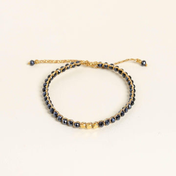 Black Crystal Kid Bracelet - praijing