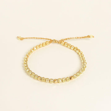 Yellow Crystal Kid Bracelet - praijing