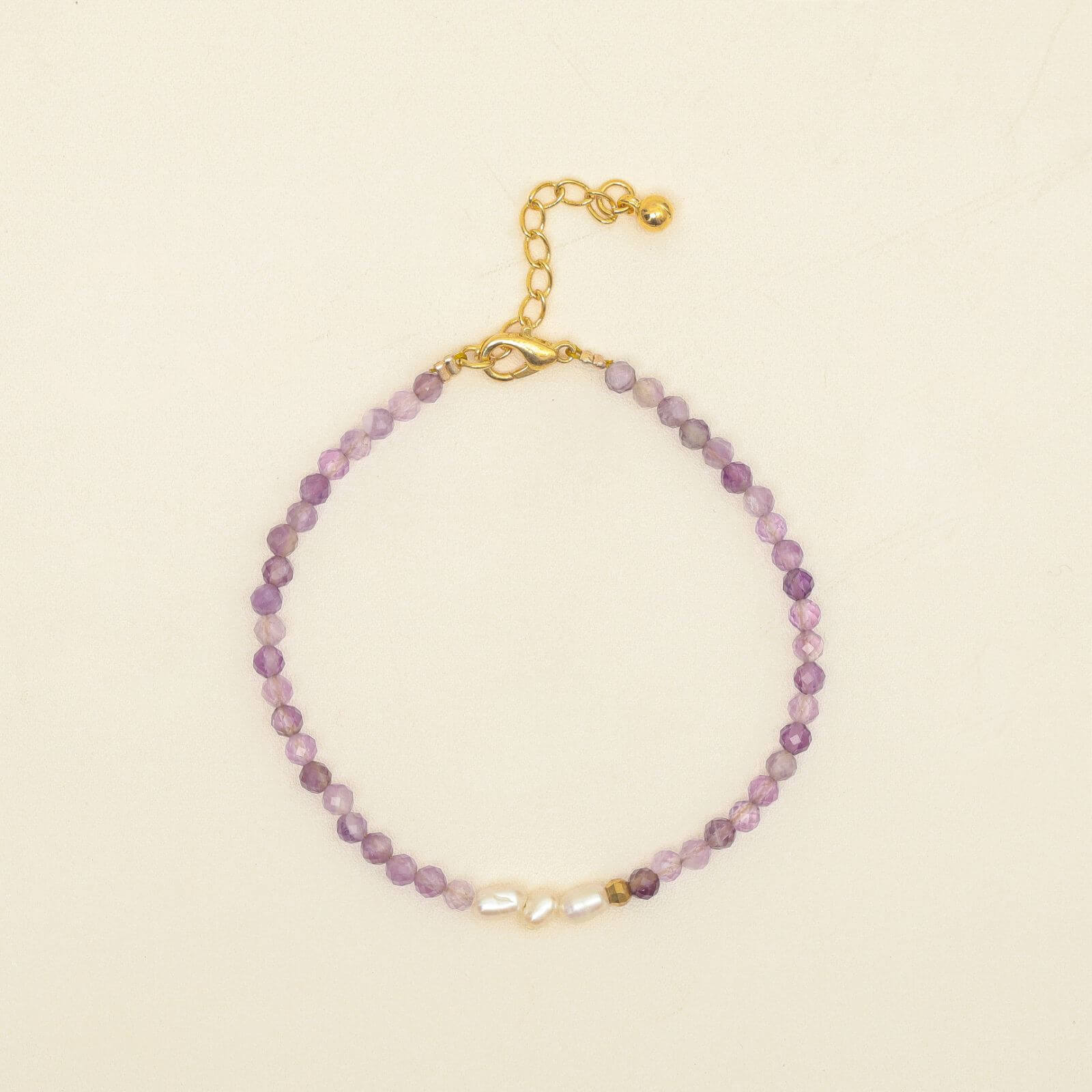 Bohemian Amethyst Gemstone Bracelet