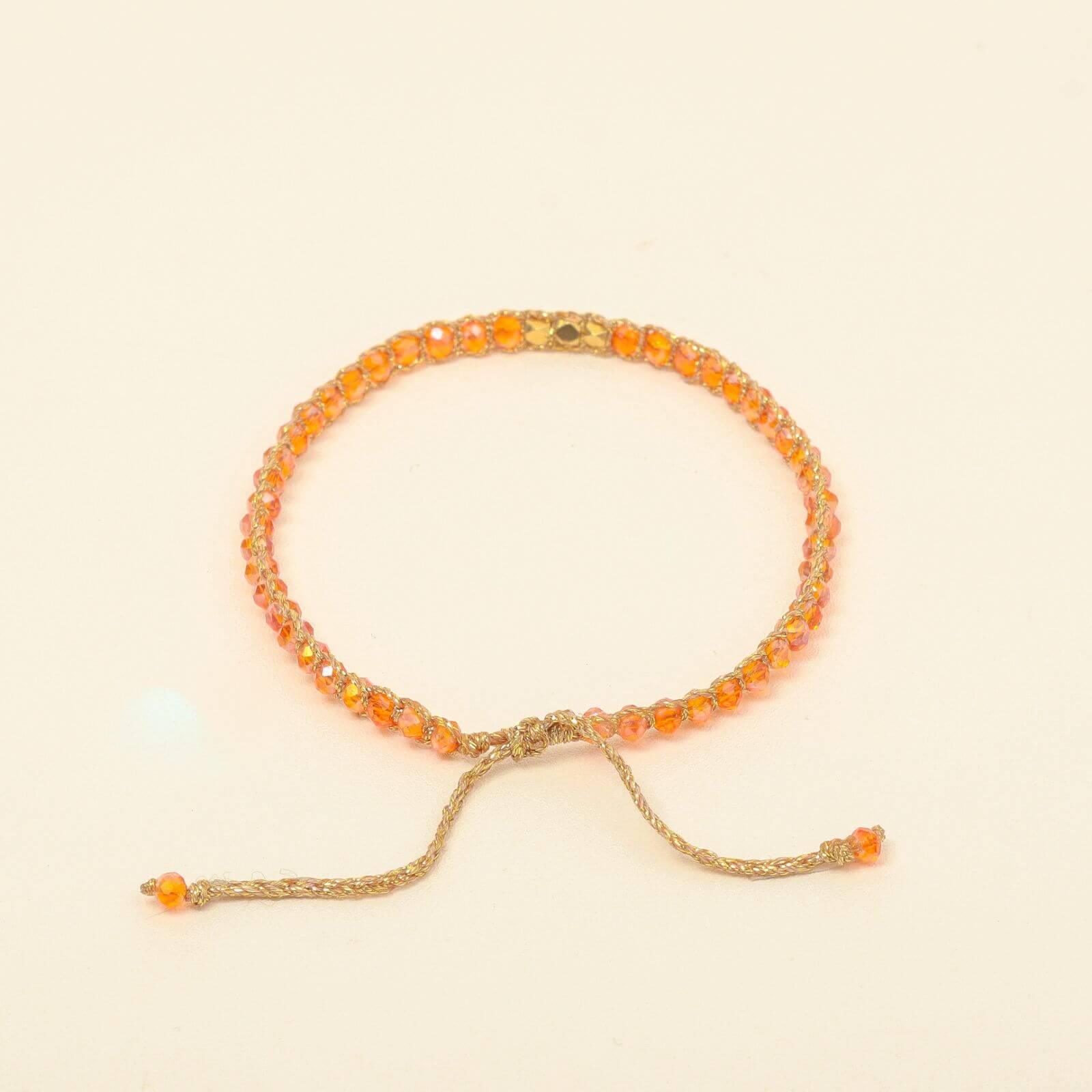 Crystalegance Orange Bracelet - praijing