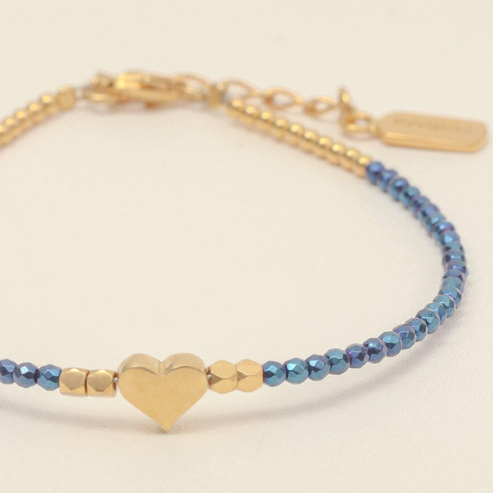 Gold Luxpraijing Blue Aventurine Bracelet - praijing