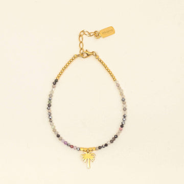 Gold Luxpraijing Gemstone Tree Bracelet - praijing