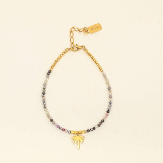 Gold Luxpraijing Gemstone Tree Bracelet - praijing