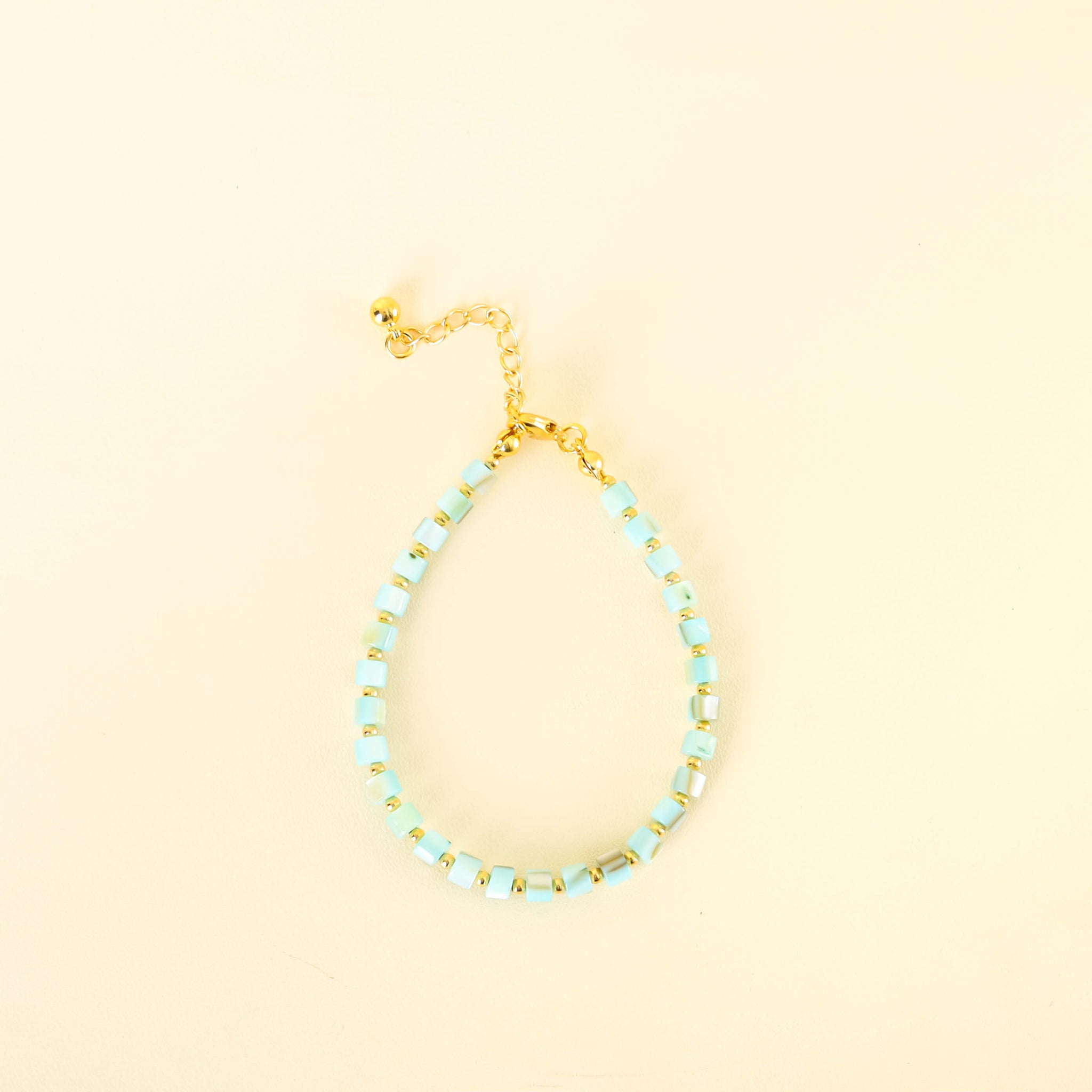 Bohemian Aqua Gemstone Bracelet