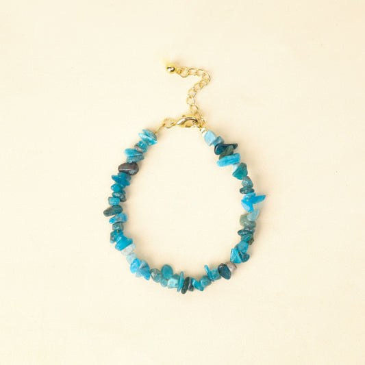 Bohemian Harmony Apatite Gemstone Bracelet