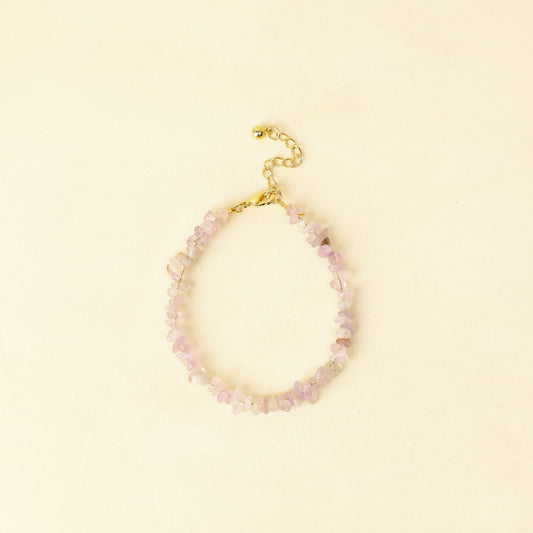 Bohemian Harmony Lavender Amethyst Gemstone Bracelet