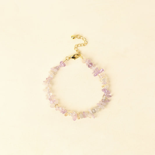 Bohemian Harmony Amethyst Gemstone Bracelet