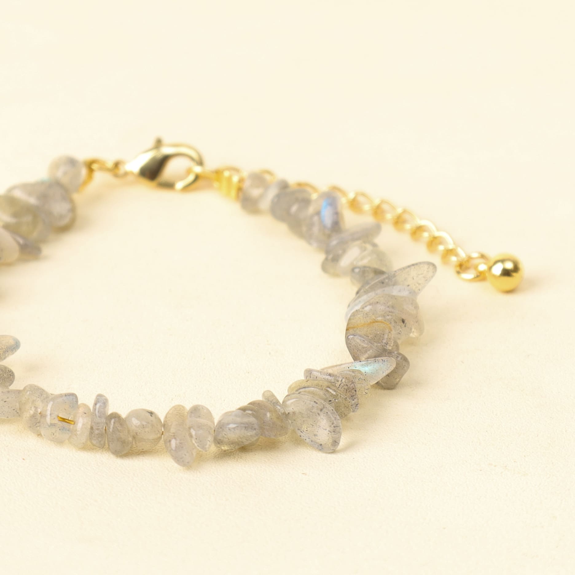 Bohemian Harmony Grey Moonstone Bracelet