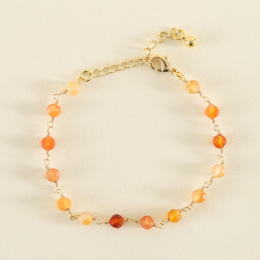 Bohemian Serenity Carnelian Bracelet