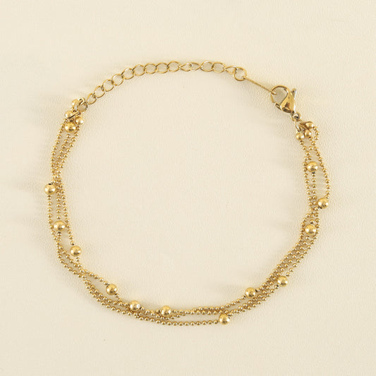 Aurelian Golden Chime Bracelet