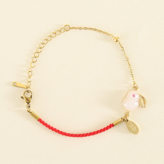 Aurelian Velvet Bunny Bracelet