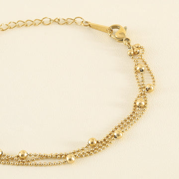 Aurelian Golden Chime Bracelet