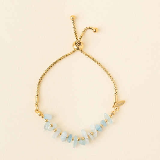 Vivian Aquamarine Bracelet