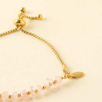 Vivian Rose Quartz Bracelet