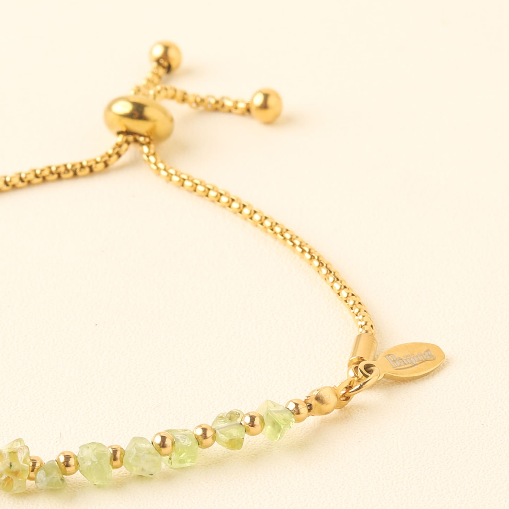 Vivian Olive Stone Bracelet