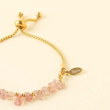 Vivian Strawberry Quartz Bracelet