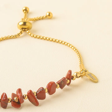 Vivian Red Jasper Bracelet