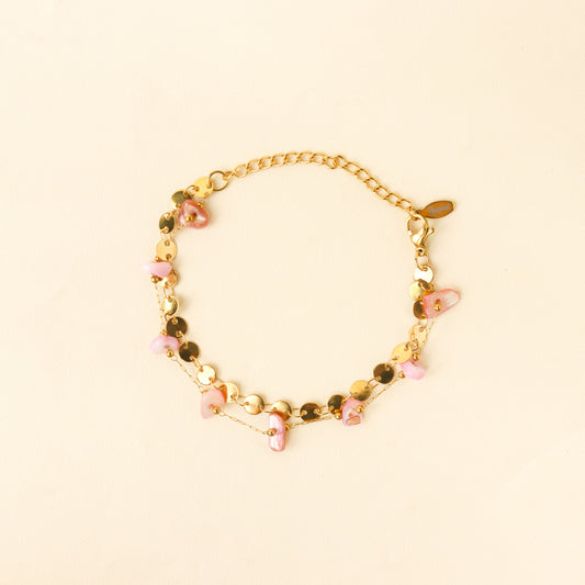 Bohemian EXQ Pink Opal Bracelet