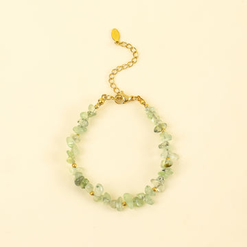 Bohemian Harmony Prehnite Bracelet