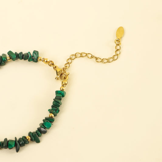 Bohemian Harmony Malachite Bracelet