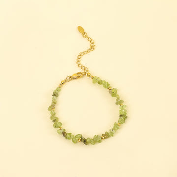 Bohemian Harmony Olive Stone Bracelet