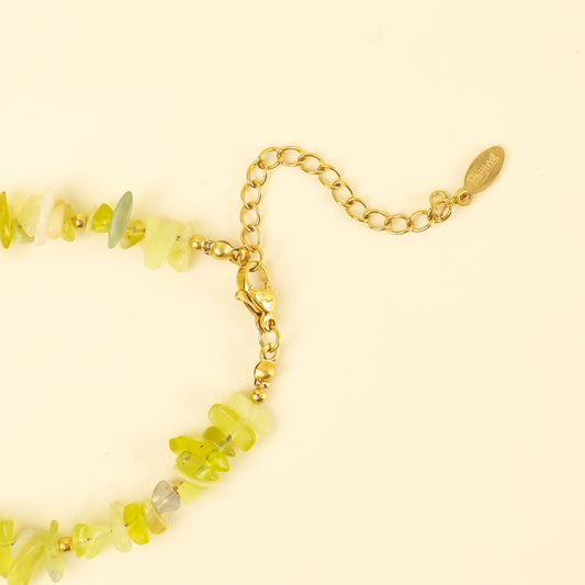 Bohemian Harmony Lemon Jade Bracelet