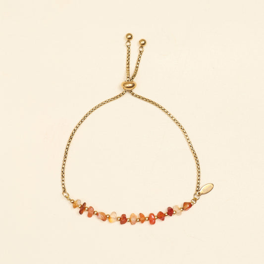 Vivian Red Agate Bracele