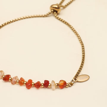 Vivian Red Agate Bracele