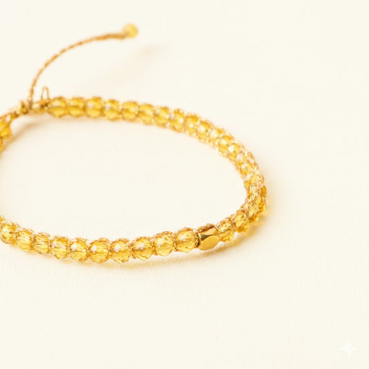 Crystalegance Citrine Color Bracelet