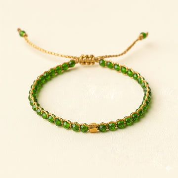 Crystalegance Green Color Bracelet