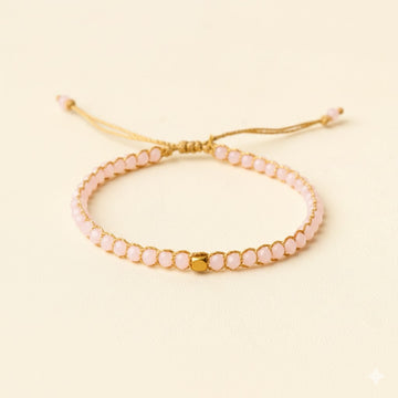 Crystalegance Strawberry Quartz Color Bracelet